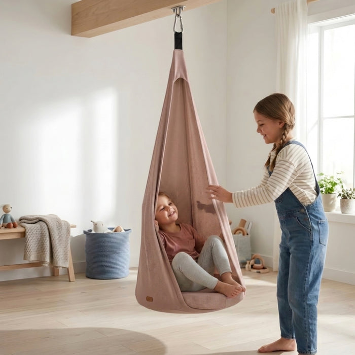 Play & Chill Kinder Schaukel drinnen Rosa