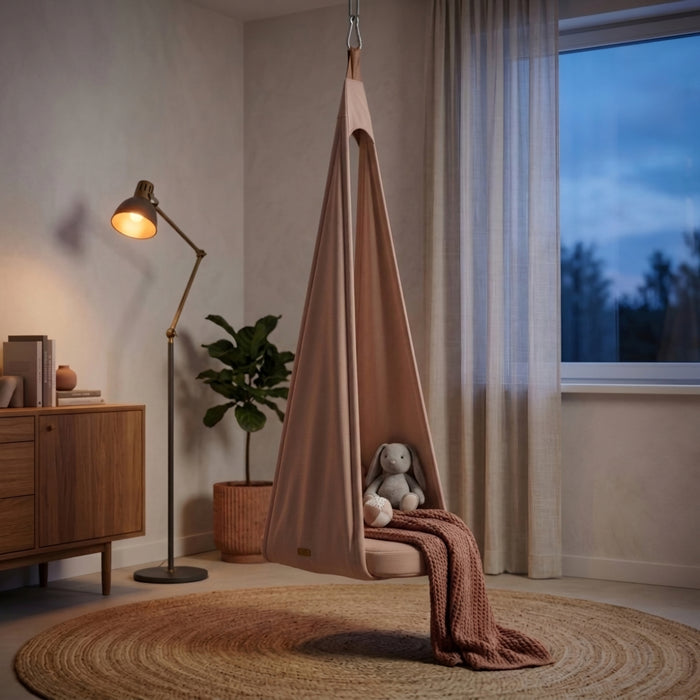 Play & Chill Kinder Schaukel drinnen Rosa