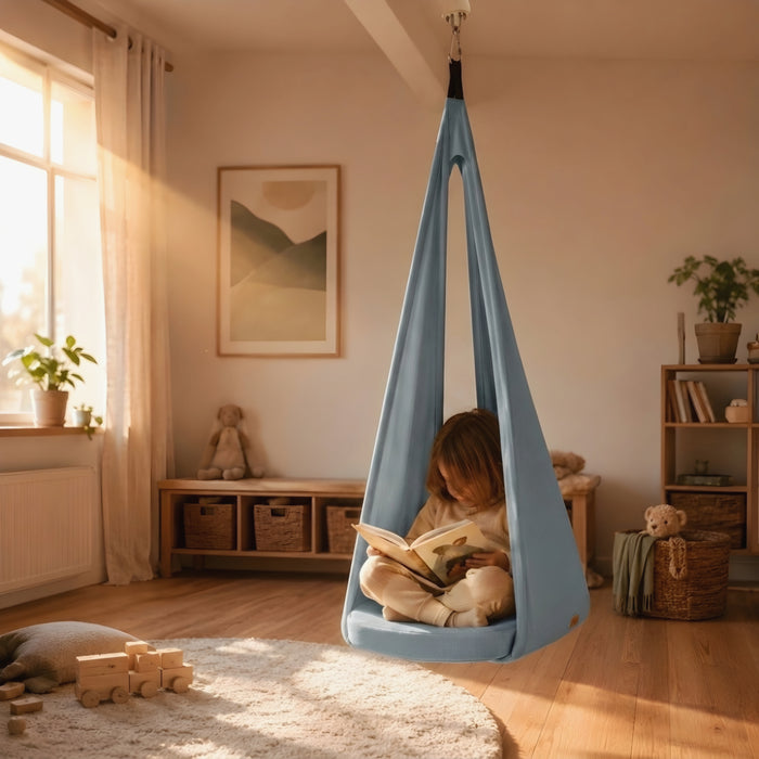 Play & Chill Schaukel Indoor Hellblau