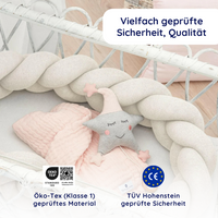 Bettschlange geflochten Natur Jersey - Bild 7