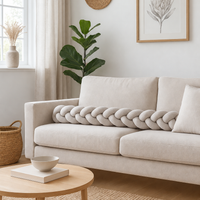 Braided bed bumper grey knit - Bild 10