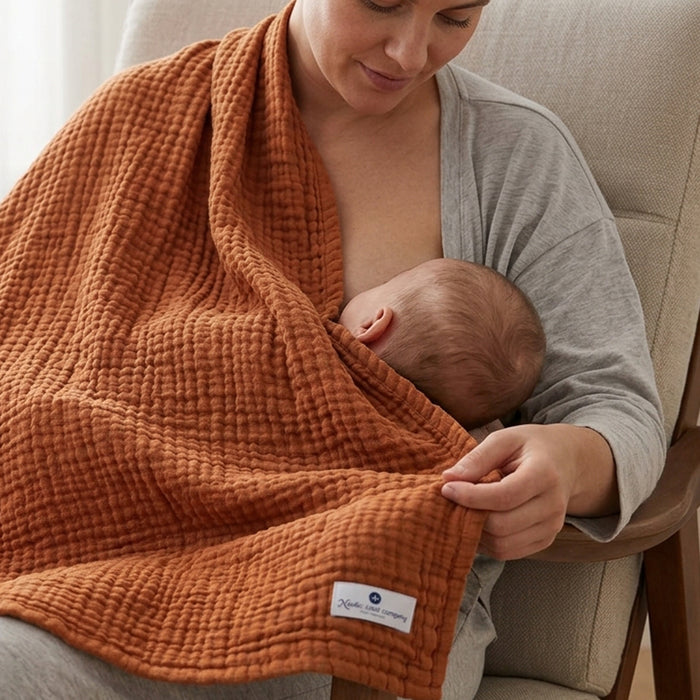 Muslin Blanket Olive Green