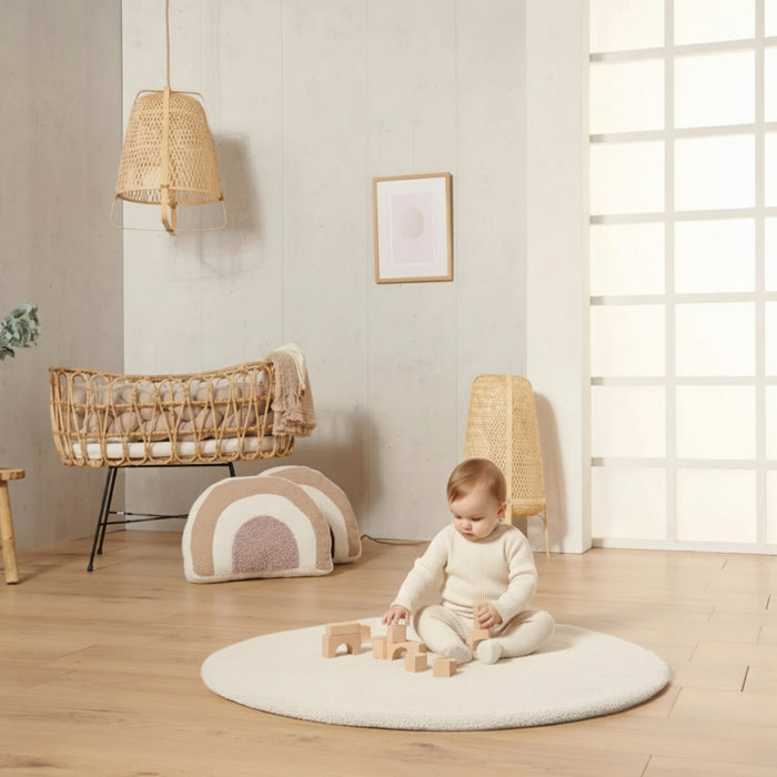 Teddy Krabbeldecke Creme