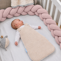 Bettschlange geflochten Rosa Jersey 300 cm/ 3m - Bild 2