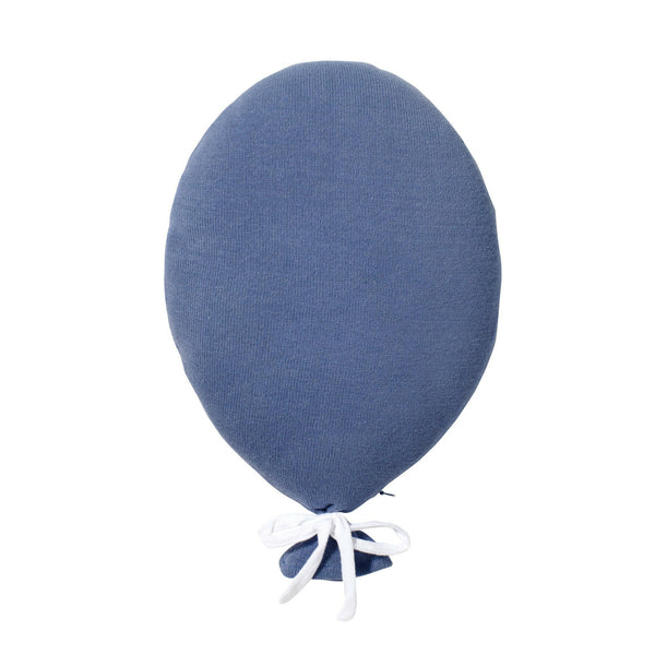 Blaues Ballon-Kissen als Babyzimmer Deko und perfektes Babygeschenk für Neugeborene