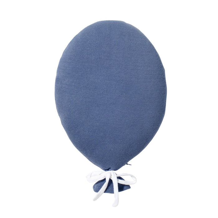 Coussin bébé coton tricoté ballon Bleu