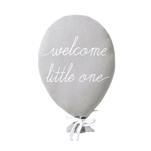 Geschenk für Baby Ballon Set Grau.
