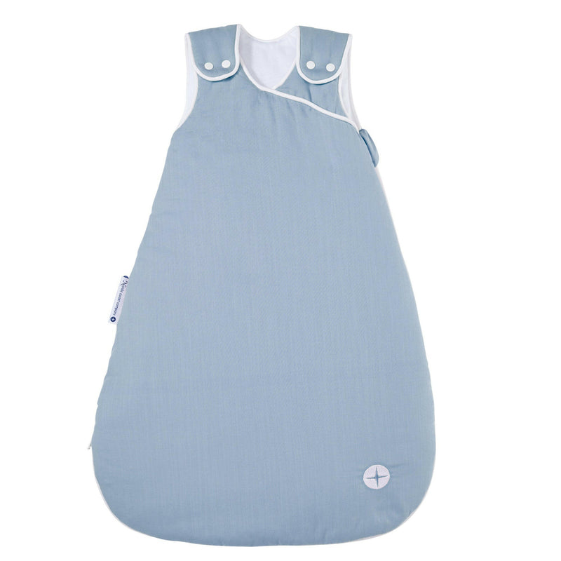 Baby sleeping bag blue grey