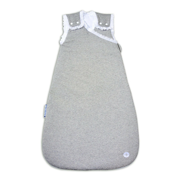 Gigoteuse bébé dentelle grise