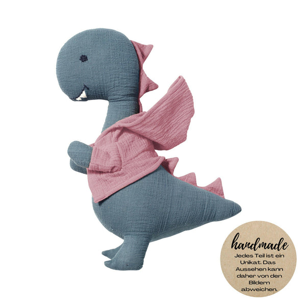 Kuscheltier Musselin Dino Hannah aus Musselin | nordic coast company
