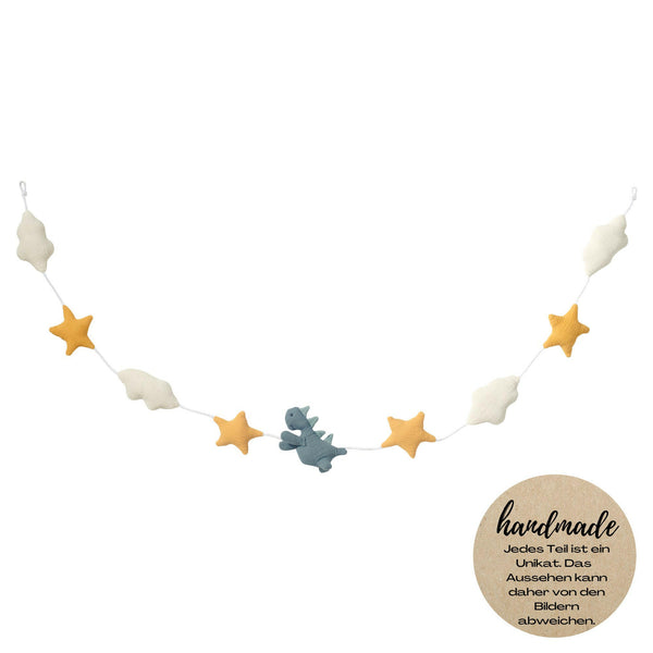 Wandgirlande Musselin Dino Large | nordic coast company
