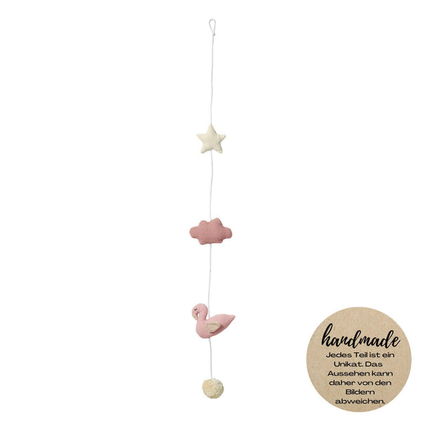 Wall Garland Muslin Swan Small