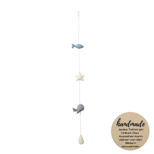 Wandgirlande Musselin Wal Small | nordic coast company