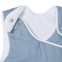 Baby sleeping bag blue grey - Bild 4