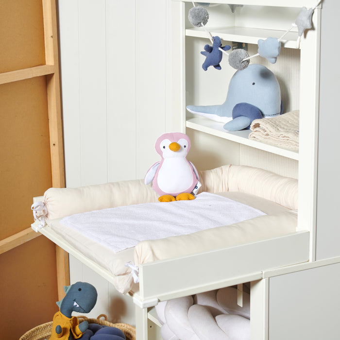 Spieluhr Baby Pinguin Rosa