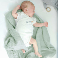 Musselindecke 2-er Set Mint - Bild 2