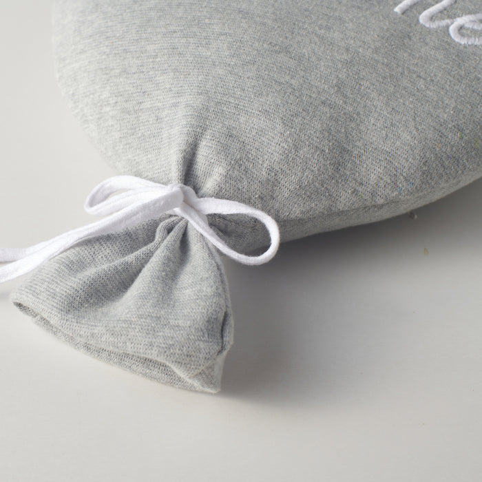 Balloon Pillow "Welcome Little One" Grey