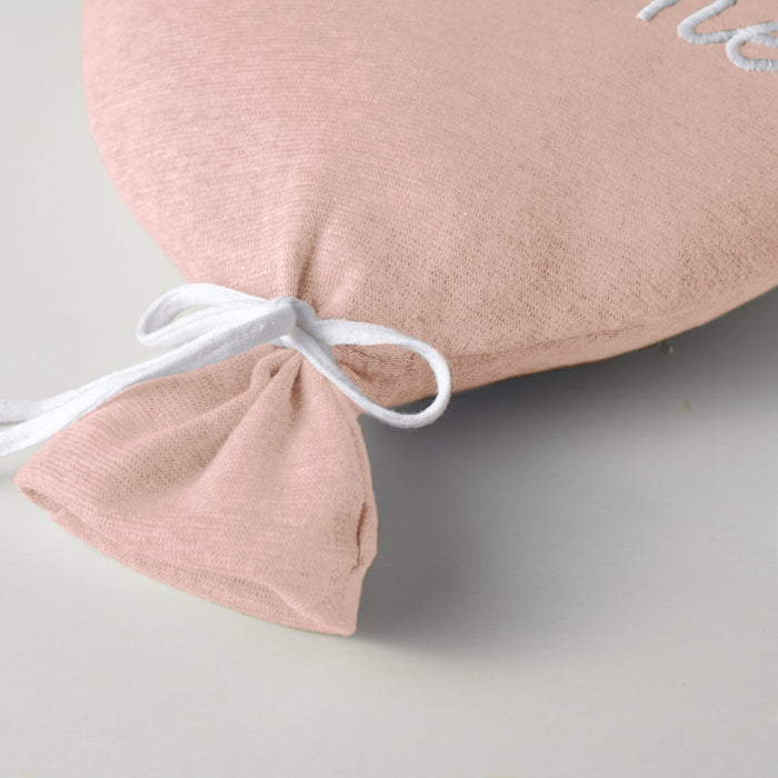 Balloon Pillow "Welcome Little One" pink