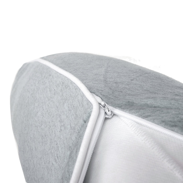 Nursing pillow cover 180 cm grey