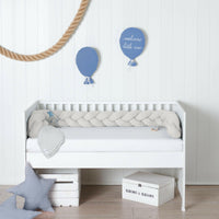 Braided bed bumper ivory knit XL  - Bild 2
