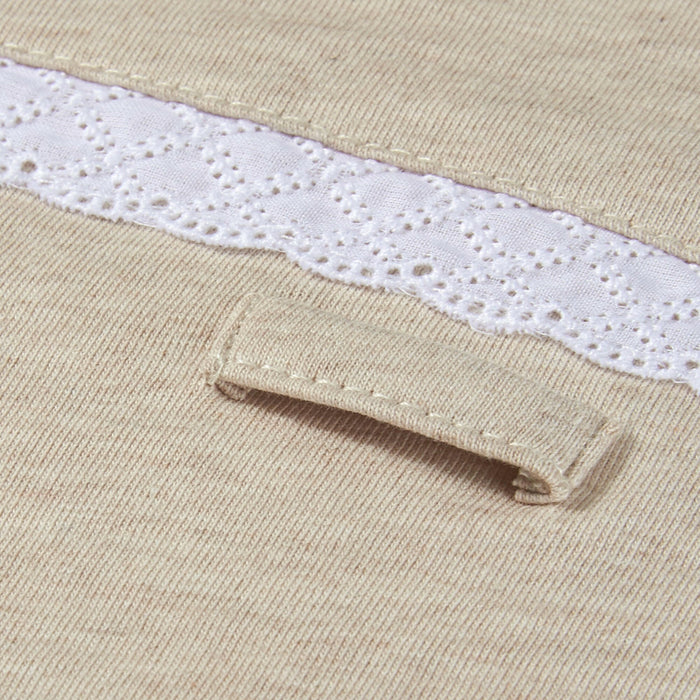 Cover changing mat beige lace
