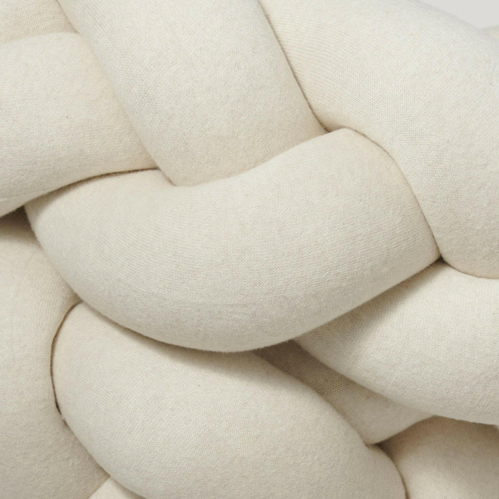 Tresse de lit en coton naturel tricoté XL