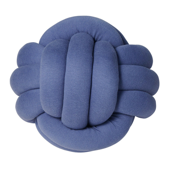 Knot pillow jersey blue