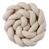 Braided bed bumper beige knit - Bild 8