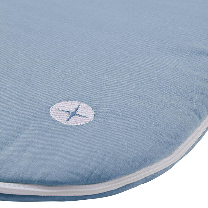 schlafsack gots Baby Ganzjahresschlafsack Blau Grau
