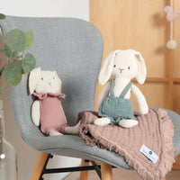 Musselin Fransendecke Altrosa - Bild 8