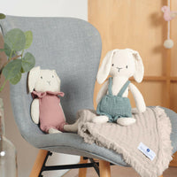 Musselin Fransendecke Beige - Bild 8