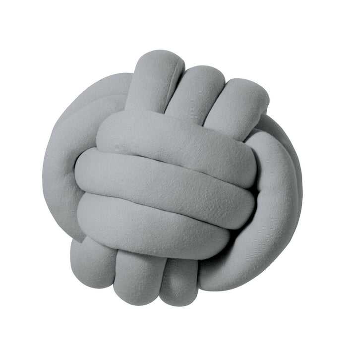 Knot pillow knit grey