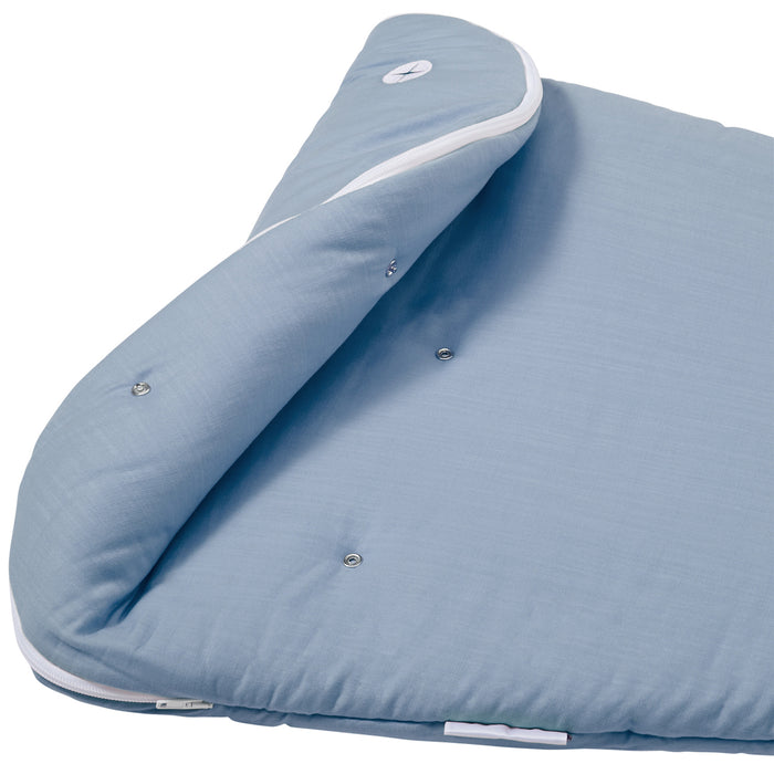 Baby sleeping bag blue grey
