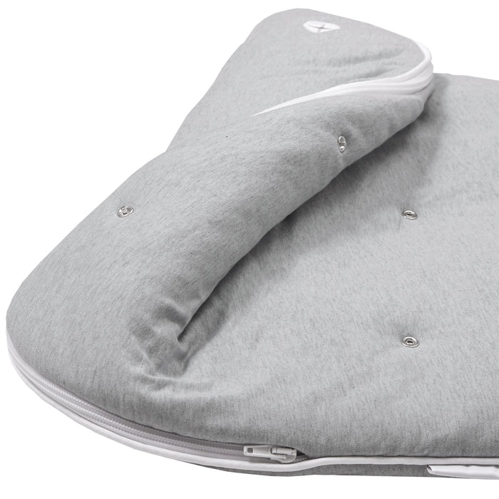 Baby sleeping bag gray lace