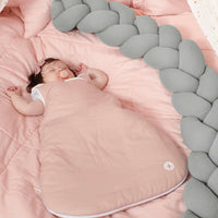 Bettschlange geflochten Grau Jersey XL 300 cm/ 3m - Bild 7